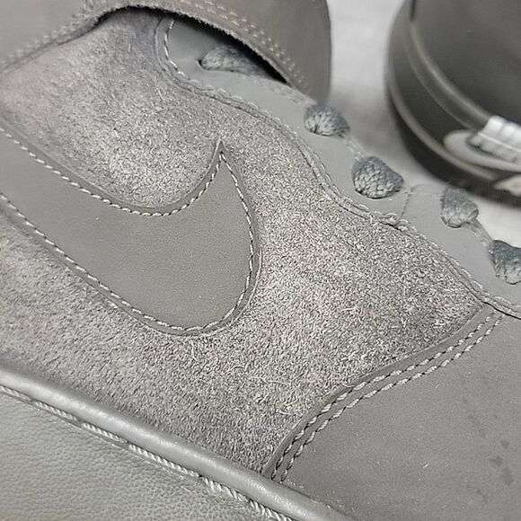Nike Air Force 1 Mid 07 Air Mid 315123-048 Suede Dark Gray Men\'s SZ 8 main image 4